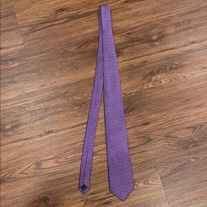 Jos. A. Bank Purple and White Dotted Tie